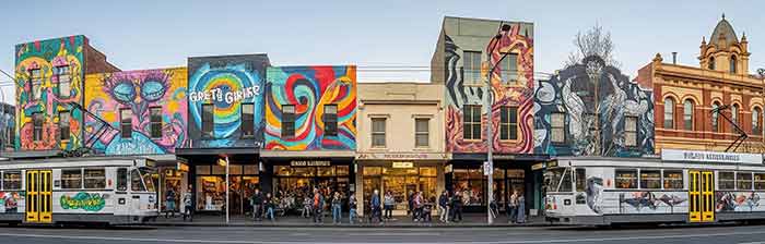 Brunswick & Fitzroy Art District Melbourne