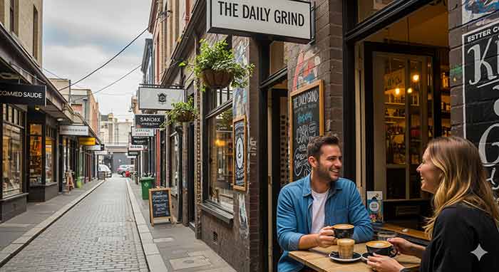 Laneways coffe shop Melbourne